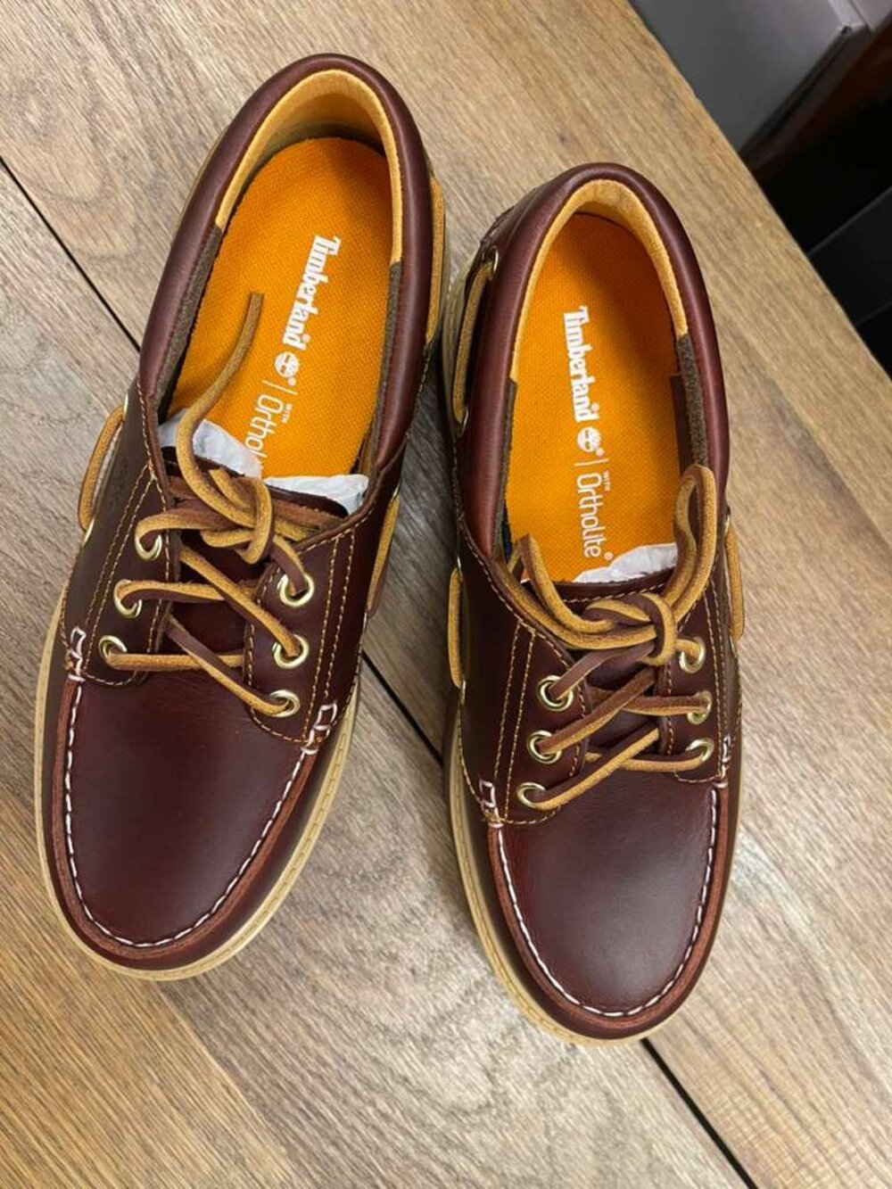 TIMBERLAND WOMEN'S STONE STREET BOAT SHOE ROOTBEER A2QDM-D57 ALL SIZES